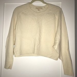 Michael Kors Cropped Cashmere Sweater